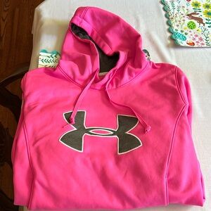 Under Armour XL bright pink sweatshirt!